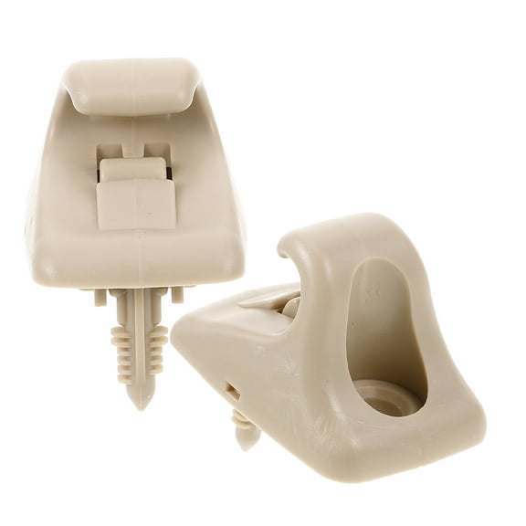 FRCOLOR 2pcs Sun Visor Clips Sun Visor Support Clip Retainer For Sun Visor Repair And Replacement Car Interior Accessories
