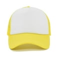thumbnail image 4 of KLOY2K Unisex Color-Block Dad Hat, Sponge-Cushioned Brim (One Size) for Travel & Casual Sports Quick Dry Run Hat,Yellow One Size, 4 of 4