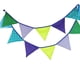 thumbnail image 2 of Banderín de algodón de 12 banderas de 3,2 m para fiesta, boda, banderín, decoración de banderines, 2 of 7