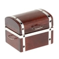 thumbnail image 1 of Caja organizadora de joyas de estilo Vintage para muñeca a escala 1:12, caja de tesoro de madera tradicional artesanal en miniatura para accesorios de 3cmx2cmx2cm CUTICAT caja de almacenamiento en miniatura, 1 of 8