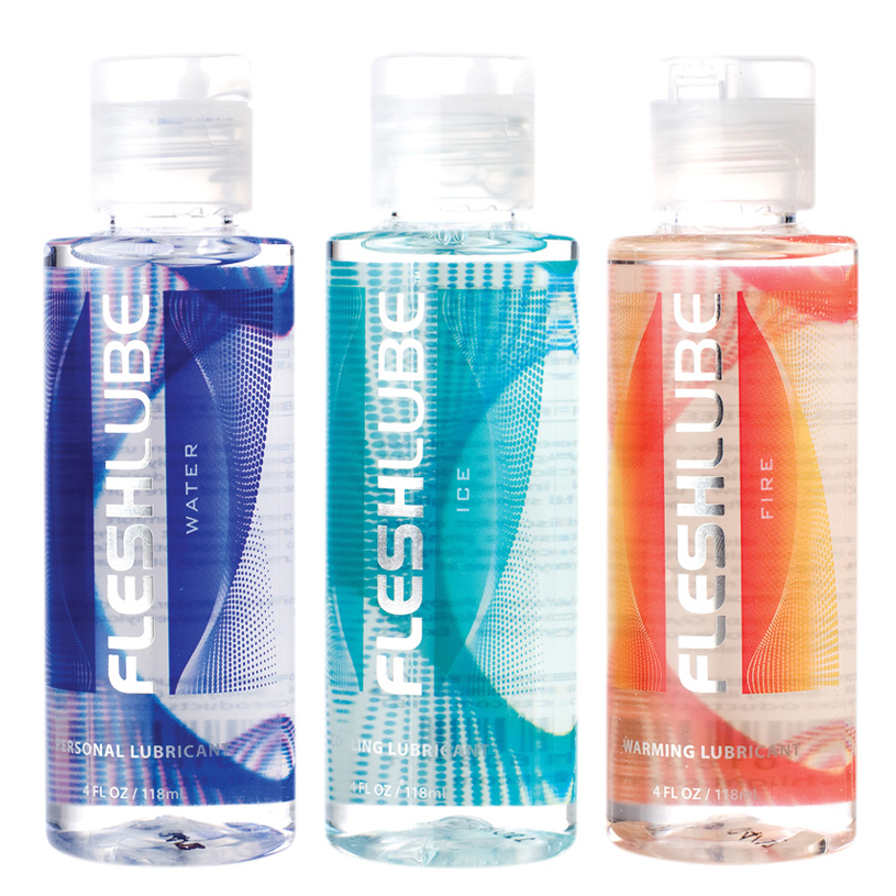 Fleshlube Water Fire Ice Water Based Warming Cooling Lubricant Made In Usa Walmart Com