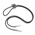 thumbnail image 4 of 3x Collar de material cuero de La PU de La Del Lazo de Bolo Occidental de La Cabeza Del Cráneo de La Aleación Antigua Del Vaquero Sunnimix Corbata Bolo Calavera, 4 of 8