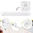 thumbnail image 3 of Reusable Silicone Memo Wrist Band Wearable Memo Wristband Waterproof to Do List Slap Bracelets Writable Erasable Strap Wearable Memo Watchband for Daily Planner, Study Task Blue, 3 of 6