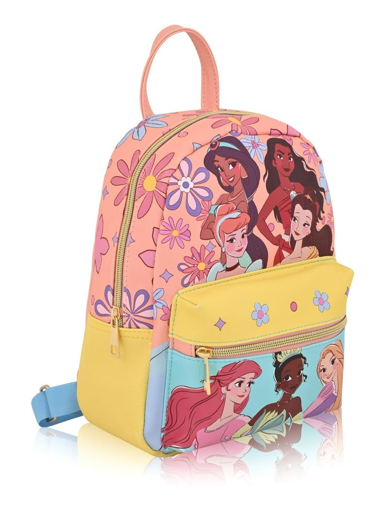 amazon mini backpack disney Princess Triple Pocket  Roadkill13 dark fireflies adorning the front Disney, Disney Princess Backpack, 10