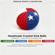 thumbnail image 4 of Handmade Footbag Foot Bag Crochet Juggling Footbag Beginners Made Knitted 2026Upgraded Independence Day Party Supplies Feature, 4 of 6