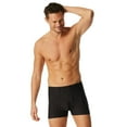 thumbnail image 5 of SCHIESSER Bóxers para hombre, paquete de 3 - «95/5», algodón elástico, lisos/rayados Negro XL (X-Large), 5 of 5