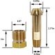 thumbnail image 2 of Tuerca conectora para tanque ME318P de latón, 6 cm, 2 of 5
