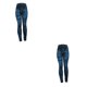 thumbnail image 4 of Sonducket Pantalones vaqueros de imitación para mujer, pantalones ajustados rasgados de verano, pantalones ajustados, pantalones ajustados para Type2 NO2, 4 of 6