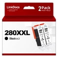 thumbnail image 1 of Cartuchos de tinta LinkDocs 280XXL negros PGBK para impresoras Canon, 1 of 5