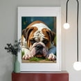 thumbnail image 2 of Diamond Art Kit for Adults, Bulldog Resting On Grass Field Diamond Painting for Adults Beginners, 5D DIY Diamond Art Painting Kits, Colorful Diamond Painting Craft for Home Decor 12x16, 2 of 7
