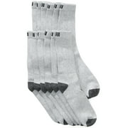 Wilson - Men's Cushioned Crew Socks, Grey 6-Pack