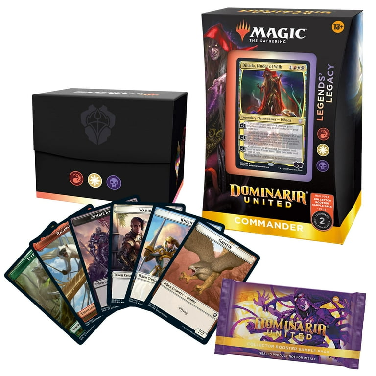 mtg dominaria united commander decks Magic: The Gathering, Commander Deck, Legends' Legacy, Sample Pack