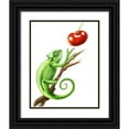 thumbnail image 1 of Shefranov, Olga 15x18 Black Ornate Wood Framed with Double Matting Museum Art Print Titled - Chameleon, 1 of 4