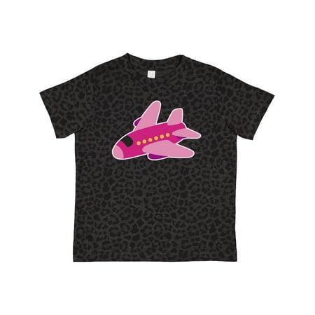 

Inktastic Girls Pink Airplane Pilot Gift Toddler Toddler Girl T-Shirt