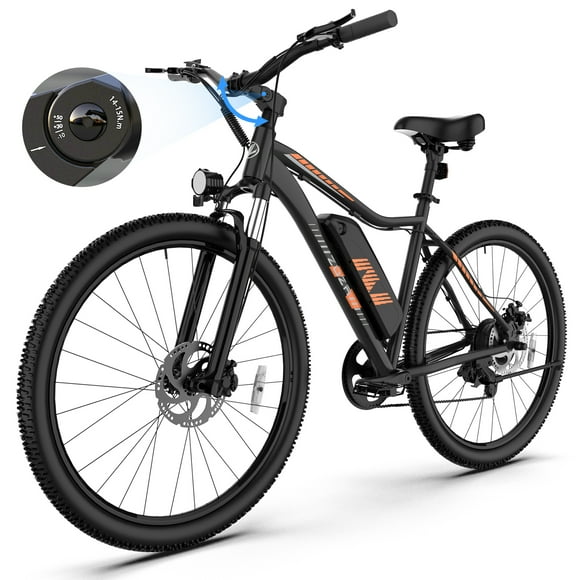 ZDZA Electric Bike, 1000W Peak Motor 40KM/H E-Mountain Bike 27.5'' Tire, 48V Removable, 7-Speed Ebike for adults with Display UL2849
