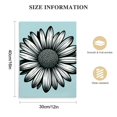 thumbnail image 2 of GOSMITH Canvas Wall Art Print Sunflower Dahlia Decorative (Sunflower & Yellow) 16x20 in / 12x16 in 12x16 in, 2 of 5