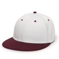 thumbnail image 4 of OC Sports TGS1930X Proflex Bamboo Charcoal Flat Visor Cap - Wh Maroon, 4 of 8