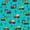 Teal White, variant on Erosebridal Construction Vehicle Twin Sheets, Excavator Bedding, White Construction 3pcs (1 Flat Sheet, 1 Fitted Sheet and 1 Pillowcase)