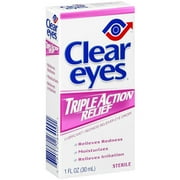 Prestige Brands Clear Eyes Lubricant/Redness Reliever Eye Drops, 1 oz
