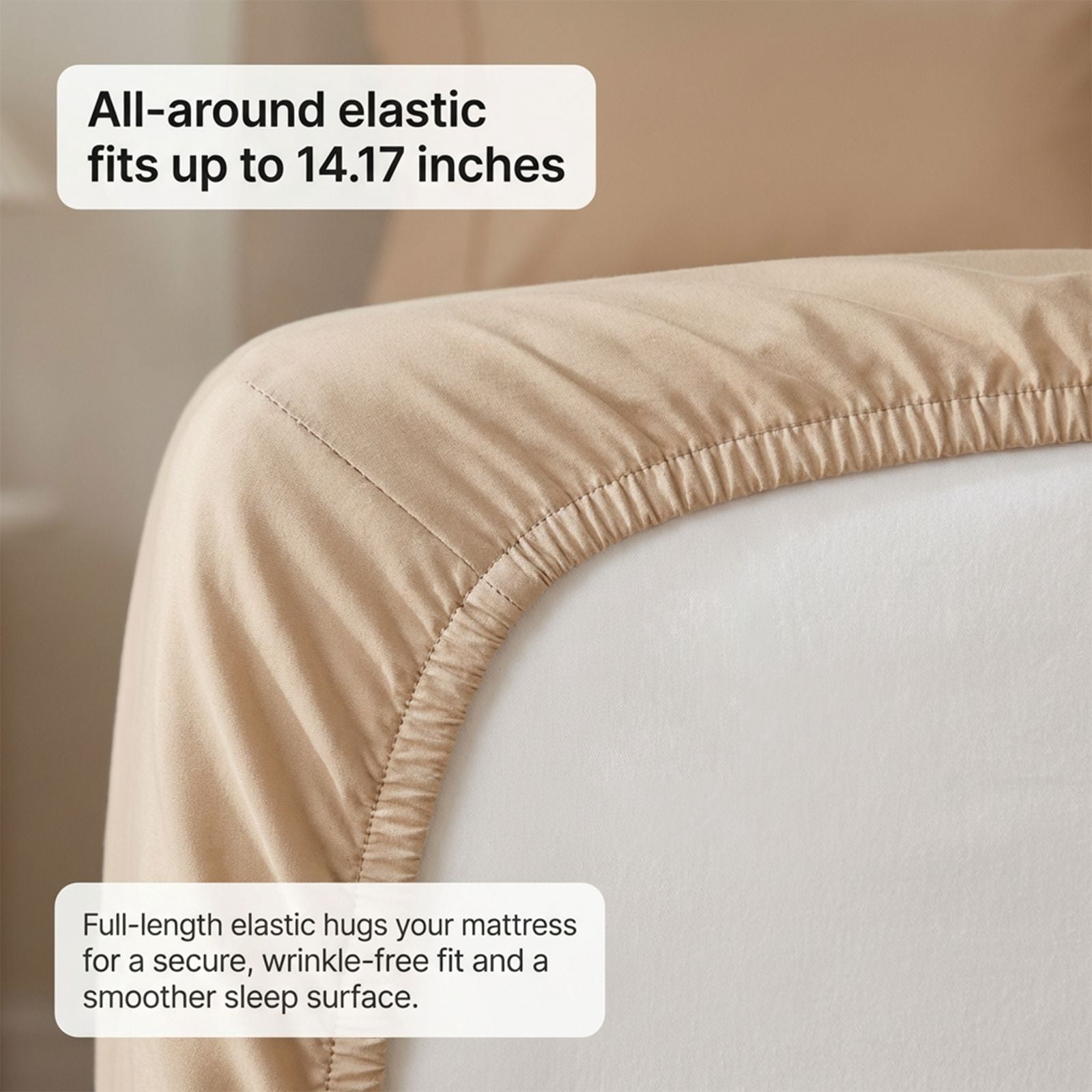 4Pcs Ultra-Soft 85g Sheet and Pillowcase Set, Soft Solid Color, Machine Washable, Suitable For All Seasons, Christmas Comfortable Bedding Set, Available For Single, Double, King, and Queen Beds