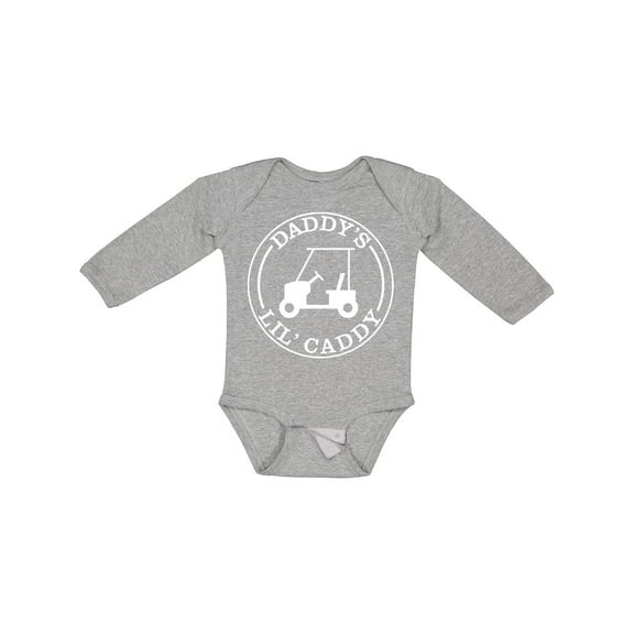 Inktastic Daddy's Lil Caddy Boys or Girls Long Sleeve Baby Bodysuit