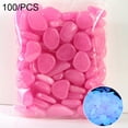 thumbnail image 2 of Visland 100PCS Glowing Rocks Glow in The Dark Pebbles, Glowing Rocks for Aquarium Decoration, Outdoor Decor, Garden Lawn Yard, Walkway, Fish Tank, Pathway, Driveway, 2 of 8
