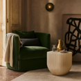 thumbnail image 2 of Meridian Furniture Table d'Appoint en Béton Beige pour Intérieur/extérieur, 2 of 9