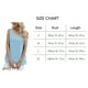 thumbnail image 5 of Camisas de gasa sin mangas, cuello redondo de gasa sin mangas de verano tipo suelto cómodo para el trabajoazul claro XL Ccdes No se aplica, 5 of 6