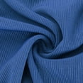 thumbnail image 5 of Idoravan Women Sets Clothing Clearance Women Casual Solid Slimming High Collar Short Sleeve Round-neck Blouses Sets, 5 of 5
