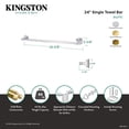 thumbnail image 4 of Kingston Brass BA2711PB Milano 24-Inch Single Towel Bar in Polished Brass, 4 of 5