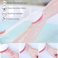 thumbnail image 6 of GIXUSIL Silicone Body Scrubber, Pink Long Handle Back Scrubber for Shower, Silicone Body Brush Shower Scrubber For Body, Shower Srush Back Brush Body Exfoliator for Men and Women, 6 of 7