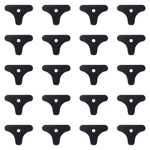 20 Pcs Black Precut Kinesiology Tape for Ankle, Elastic Support Tapes, Muscle Ankle Soothing Tapes, Breathable Cotton Spandex Kinesiology Tape, 9.1 x 6.3 in / 230 x 160 mm for Sports, Running