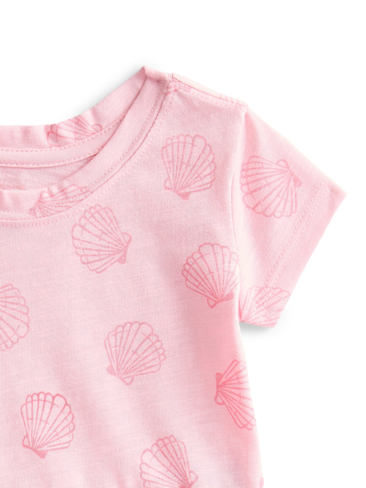 Wonder Nation Baby Girls Peplum Tee, Sizes 0M-24M