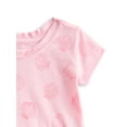 thumbnail image 3 of Wonder Nation Baby Girls Peplum Tee, Sizes 0M-24M, 3 of 3