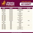 thumbnail image 2 of Metrix Premium Chassis Parts - Front Right Outer Tie Rod End Fits 89-91 Chevrolet V1500 Suburban, V2500 Suburban, 87-91 Blazer 4WD, 85-91 GMC Jimmy, 81-86 K1500, K1500 Suburban, ES2234R, 2 of 6