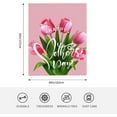 thumbnail image 3 of Happy Mothers'' Day Throw Blanket, I Love You Mom Blanket, Super Soft Warm Mother''s Day Throw Blanket for Couch Sofa Chair Office Bedding All Season Gifts for Mom 40"x50", 3 of 6