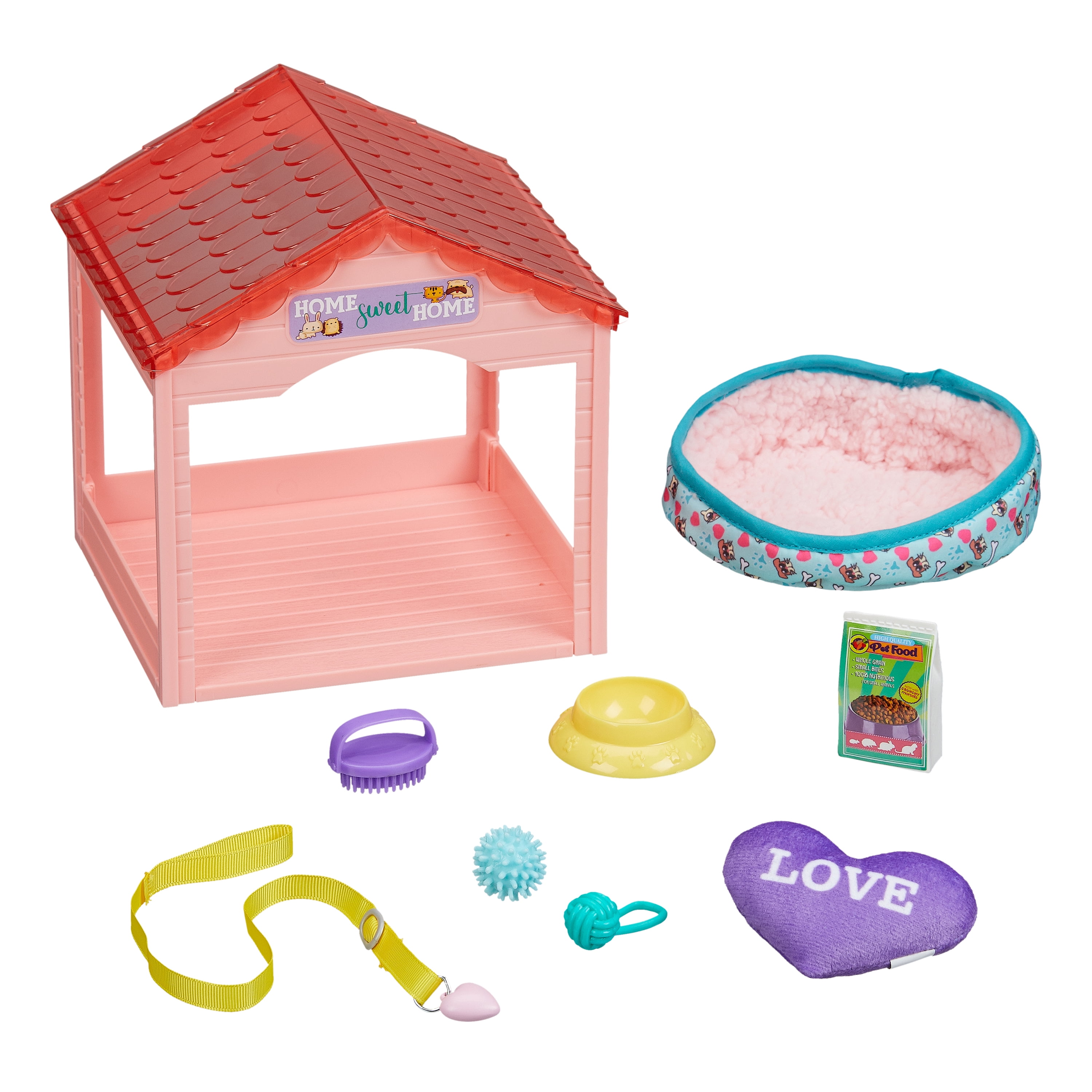 My Life As Pet House Play Set, Orange, 9 Pieces
