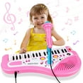 thumbnail image 2 of Hot Bee Baby Piano Toys for Kids, Musical Instrument Keyboard with Microphone for Toddlers, Preschooler Music Learning Toys, Birthday Christmas Gift for Girls Boys Aged 1 2 3-5 5-7, 2 of 7