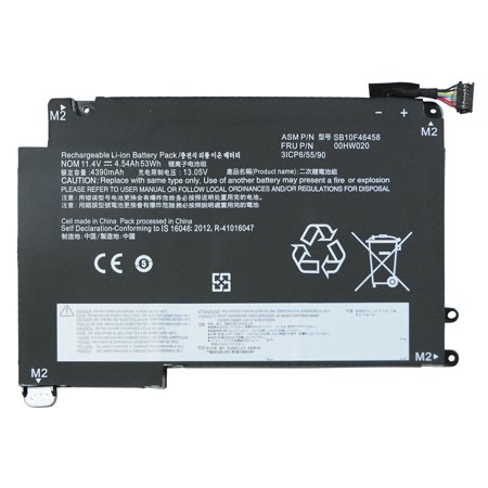 00HW020 Battery for Lenovo ThinkPad Yoga 460 P40 Yoga Series 00HW021 SB10F46458