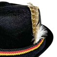 thumbnail image 3 of Byfri Felt Trilby Fedora Hat Jazz Style Oktoberfest Festival Hat for Men 24x12.5x28.5cm, 3 of 7