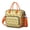 Orange-29, variant on Celestial & Gothic Large Cooler Bag - Sun & Moon Print Insulated Leakproof Lunch Tote, Stylish for Office & Travel