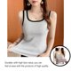 thumbnail image 4 of Minnieouse Ropa interior térmica para mujer, ropa interior gruesa para deportes al aire libre de otoño e invierno, chaleco sin costuras cálido para Camisetas sin mangas Caqui Minnieouse AP013423-08, 4 of 6