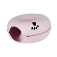 thumbnail image 4 of Cama para gatos jinwen Interior de fieltro Rosa 60x28cm, 4 of 8