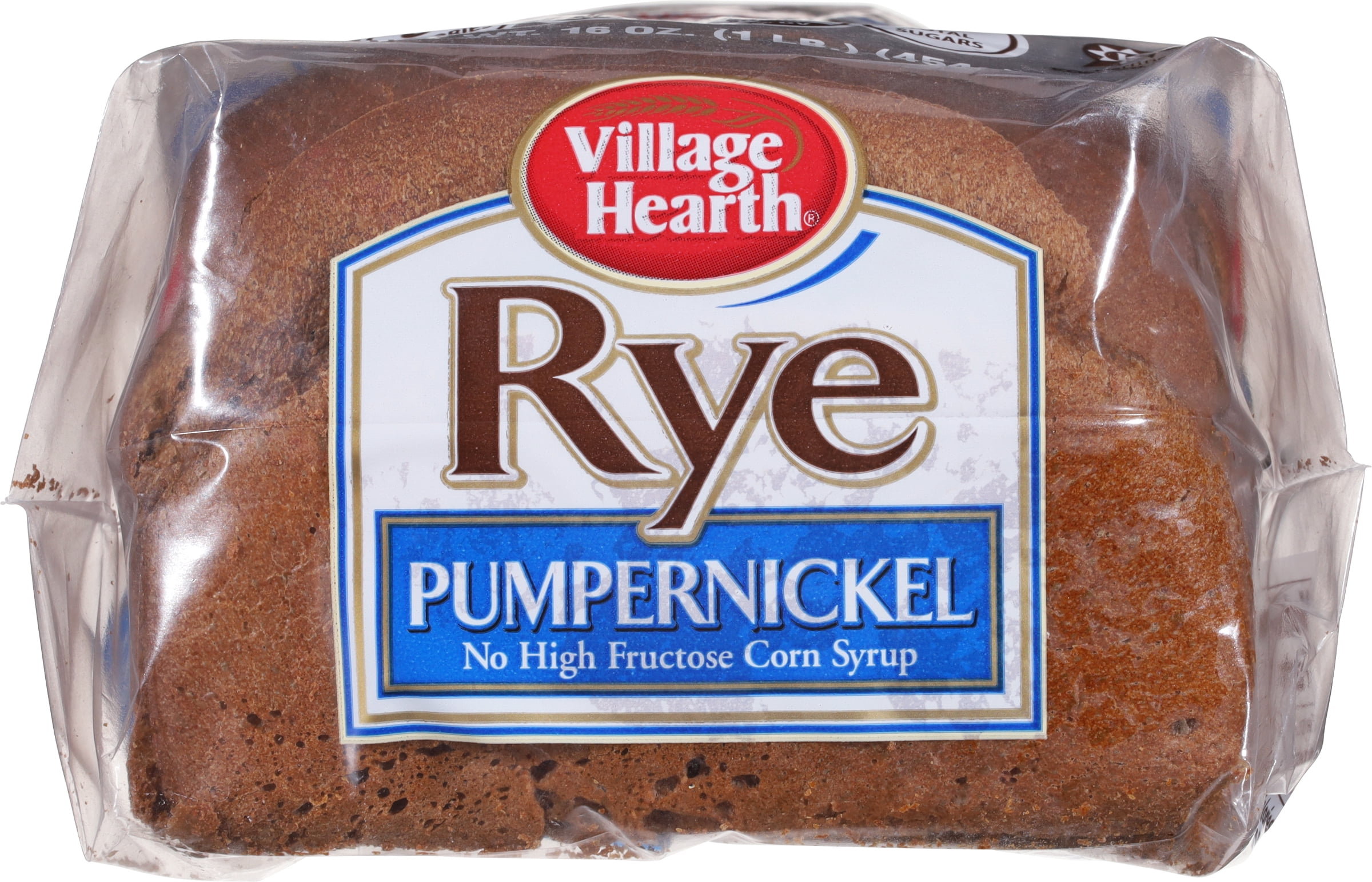 Village Hearth Pumpernickel Rye Bread, 16 oz