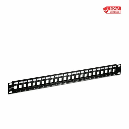 TRENDnet TC-KP24  24-Port Blank Keystone 1U Patch Panel price history on PriceWatchPro