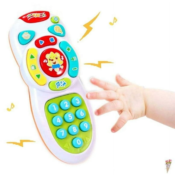 YOPTOP TV Remote Control Toy Toys Learning Remote Toy with Light Music for 6 Months Learning Toys for One Year Old Infants Toddlers Kids