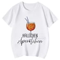 thumbnail image 4 of PMVFHDE T-Shirts Graphiques pour Fille Hauts d'Été pour Filles Hauts Tube pour Filles Hauts d'Été pour Filles T-Shirt Décontracté Imprimé Col Rond Manches Courtes T-Shirt Décontracté Blanc, 5-6 Ans, 4 of 4