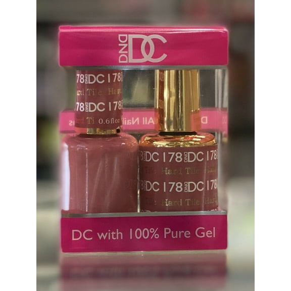 DND - DC Duo Soak off Gel & Matching nail polish, #178 - Hard Tile
