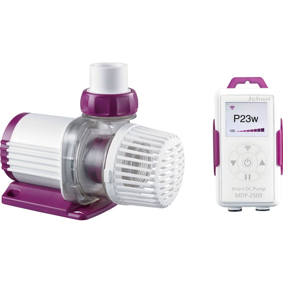 Jebao MDP-2500 Smart DC Pump with LCD Display Controller for Salt water Tank, 660gph