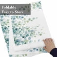 thumbnail image 6 of Retro Watercolor Eucalyptus Leaves Placemats Set of 6,Wipeable Washable Table Mats for Dining Tables, Gradient Botantical Place Mats for Kitchen Event Party Tabletop Decor, 6 of 9